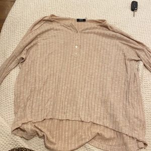 cozy urban long sleeve top